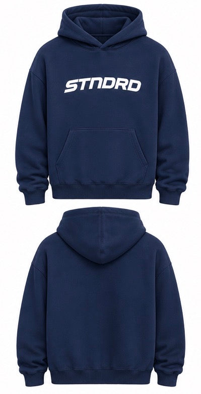 navy hoodie