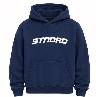 navy hoodie